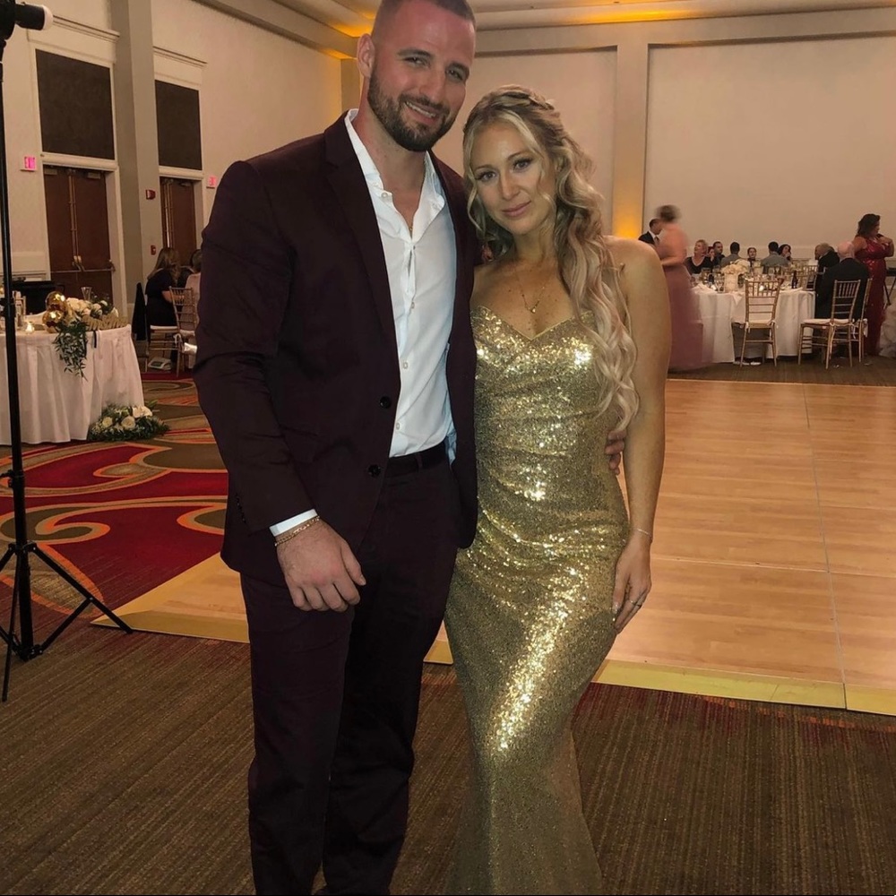 Sequin Gold Prom/Bridal Dress